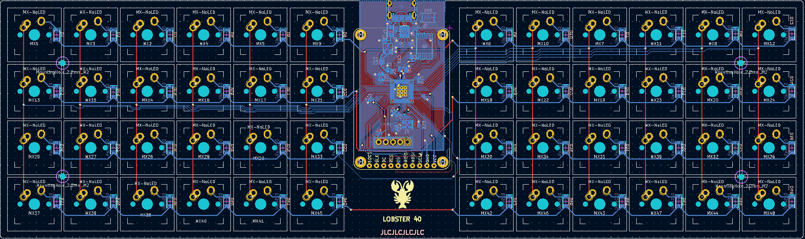 Lobster 40 PCB